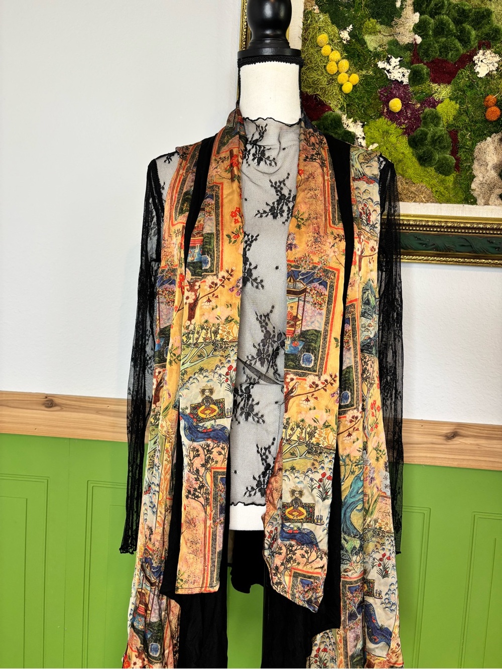 Anes A. Waterfall Kimono Vest Cardigan - Picture 5 of 15